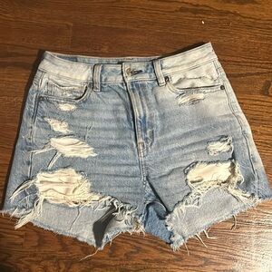 Distressed Jean Shorts